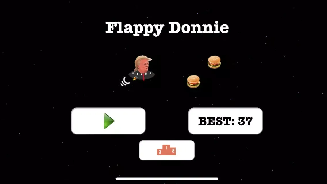 Tangkapan layar Flappy Donnie