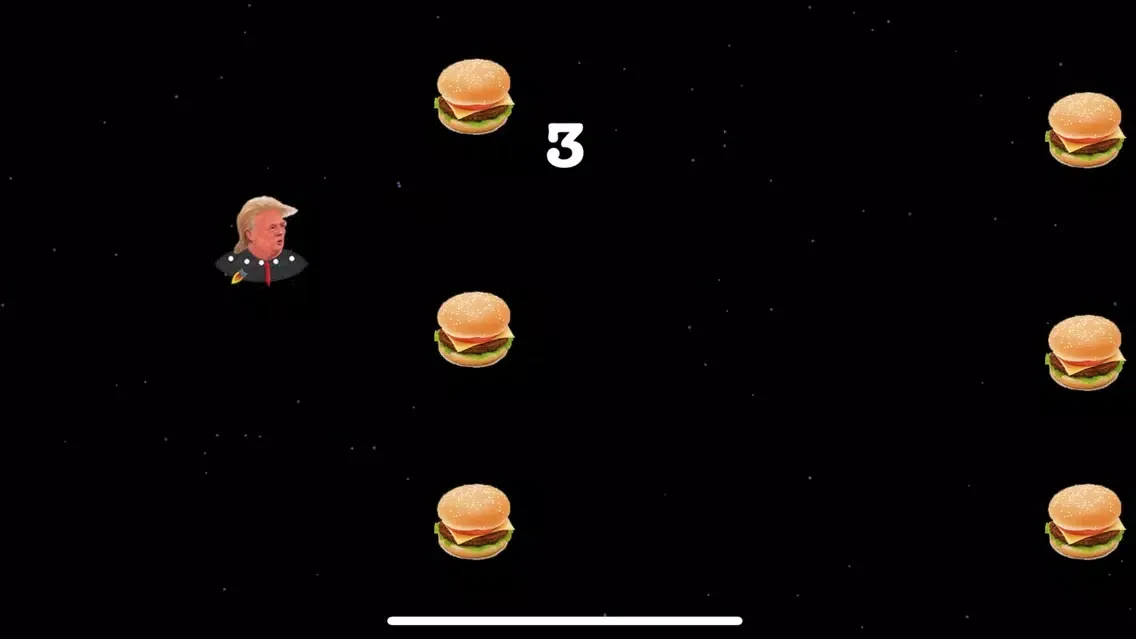 Tangkapan layar Flappy Donnie