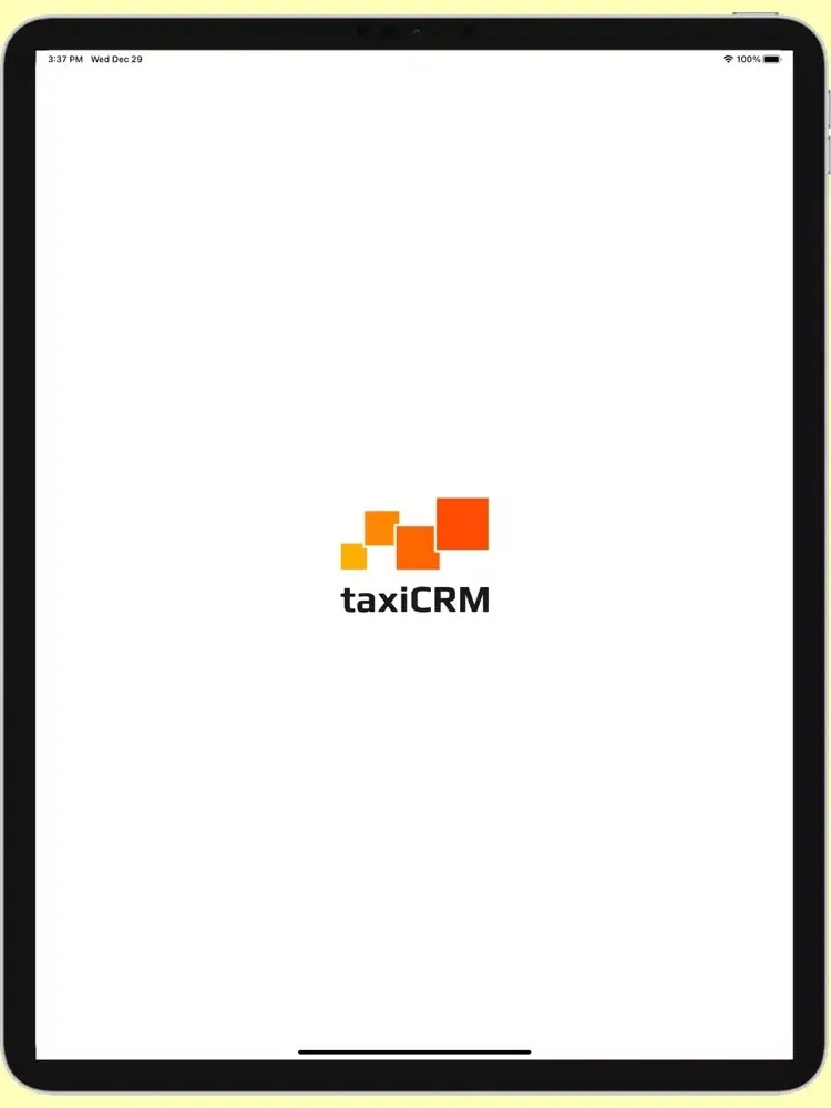taxiCRM - кабинет водителя iPad  스크린샷