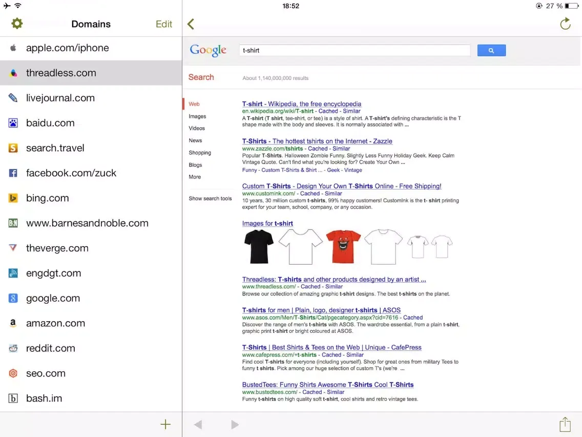 صور SEO Tool — site positions iPad 