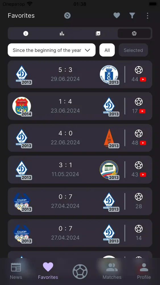 Zrzuty ekranu FUTBOLISTA Diary