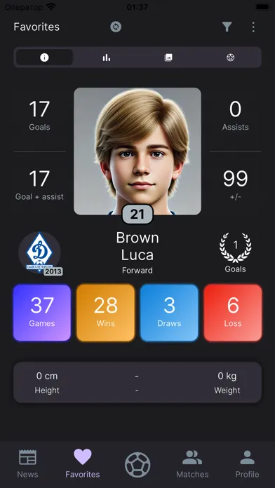 Capturas de pantalla de FUTBOLISTA Diary