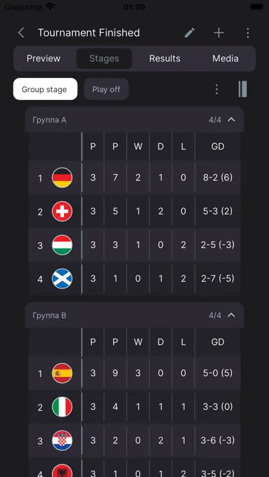 Capturas de pantalla de FUTBOLISTA Diary