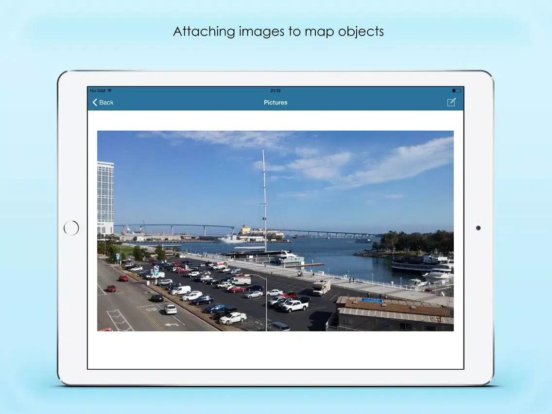 ภาพหน้าจอของ RGIS NSO iPad 