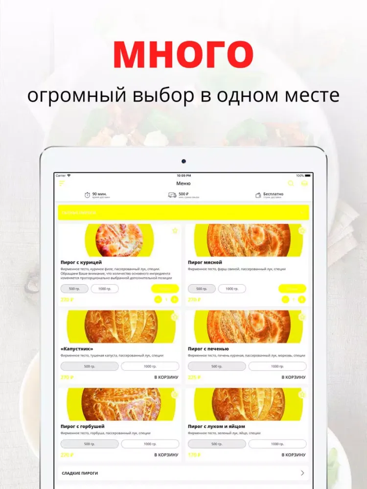Screenshot di Пироги Да Булочки | Омск iPad 