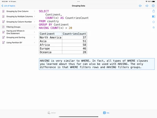 C# Recipes iPad স্ক্রিনশট