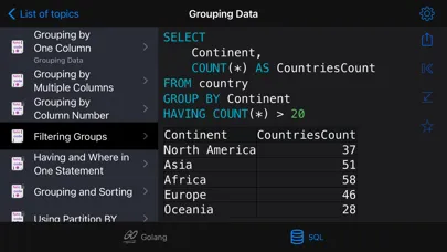 Golang Recipes スクリーンショット
