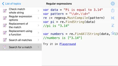 Golang Recipes スクリーンショット