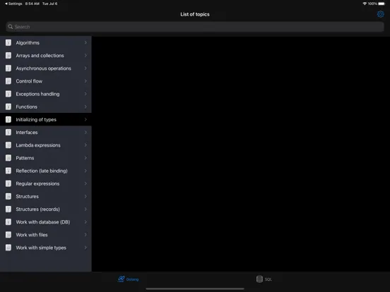Golang Recipes Pro iPad 应用截图