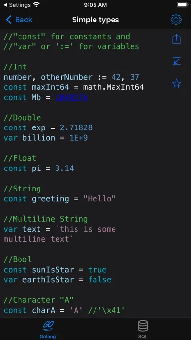 Golang Recipes Pro应用截图