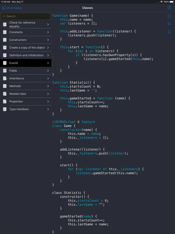 JavaScript Recipes iPad  Screenshots