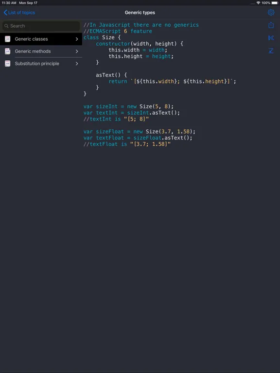 JavaScript Recipes iPad  Screenshots
