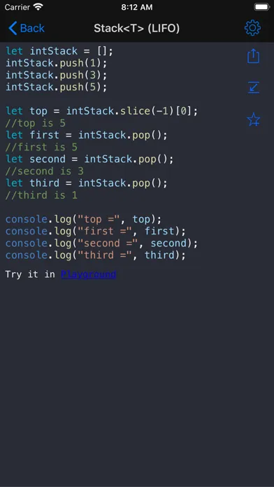JavaScript Recipes Screenshots