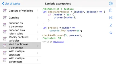 JavaScript Recipes Screenshots