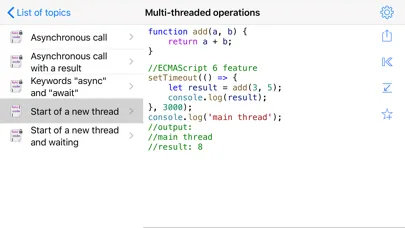 JavaScript Recipes Screenshots