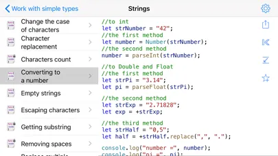 JavaScript Recipes Screenshots
