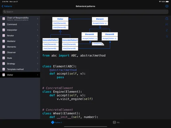 Python Recipes Pro iPad 应用截图