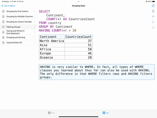 Tangkapan layar Rust Recipes Pro iPad