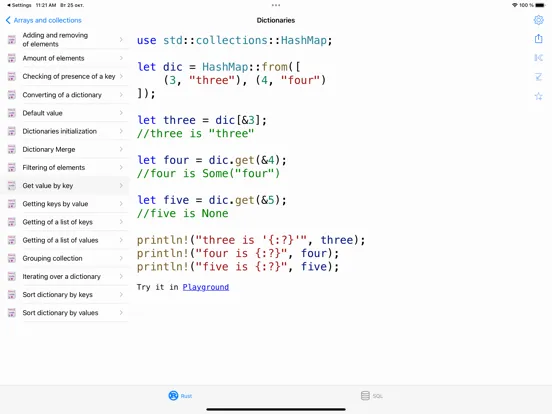 Tangkapan layar Rust Recipes Pro iPad