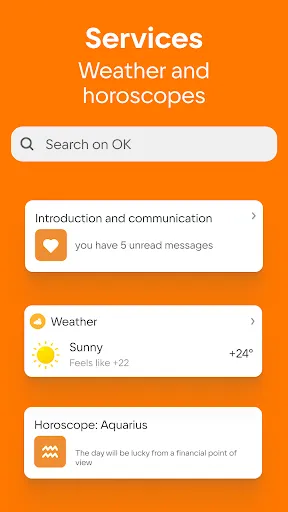 OK: Social Network Screenshots