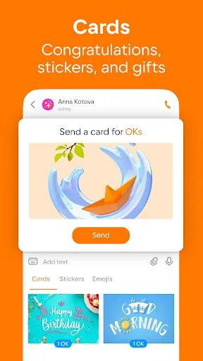 OK: Social Network Screenshots