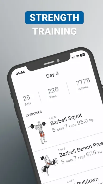Скриншоты SMART IRON Gym Workout Program