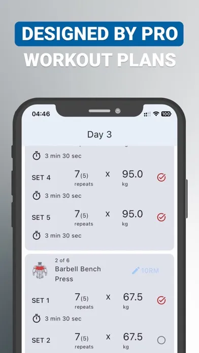 Скриншоты SMART IRON Gym Workout Program