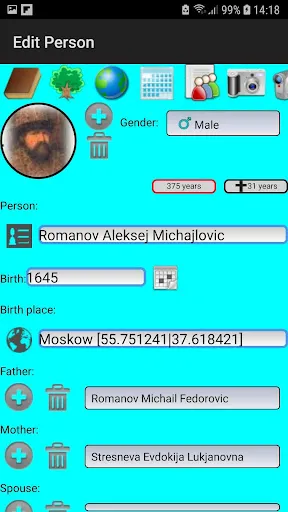 Screenshot di The Family Tree of Family
