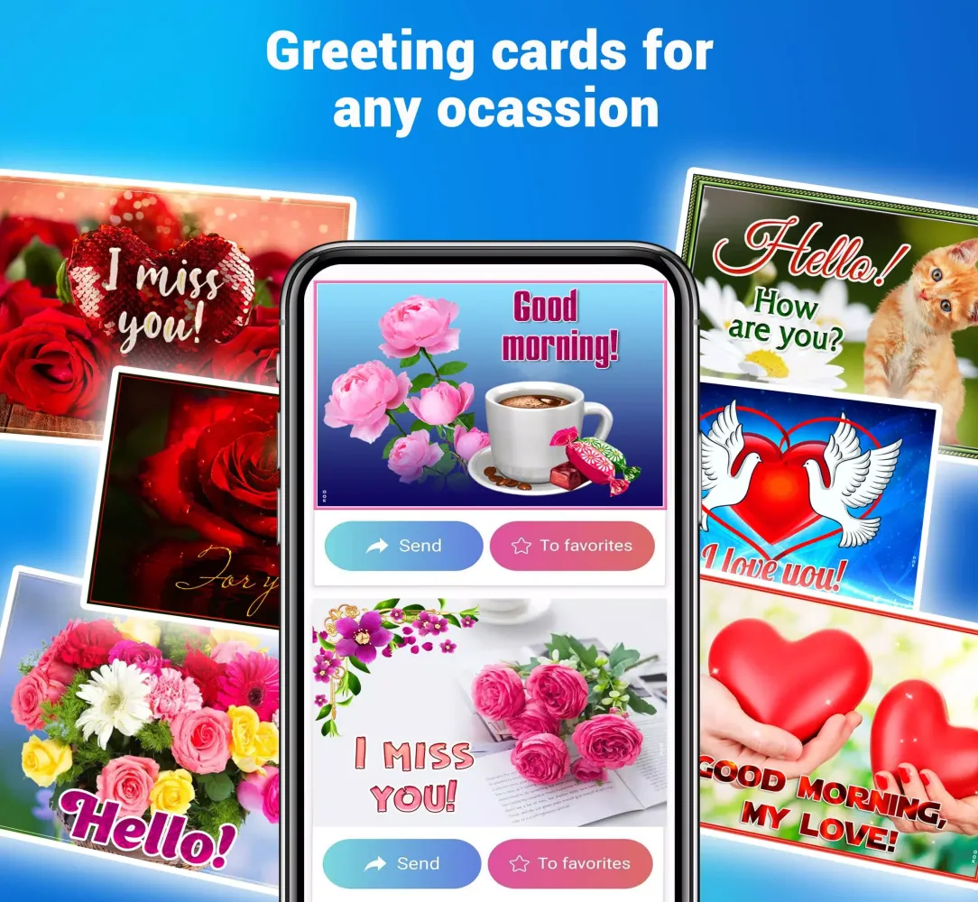 Good morning app - images Screenshots