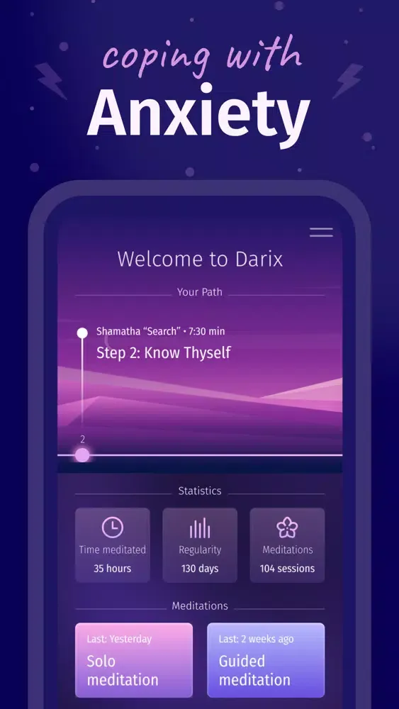 ภาพหน้าจอของ Darix:Meditation & Sleep App