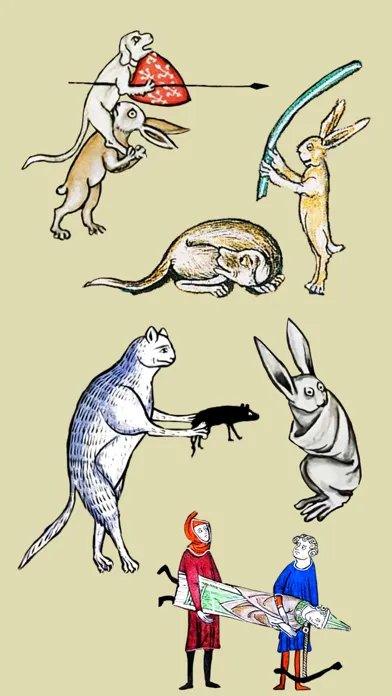 Medieval Rabbit Stickers 스크린샷