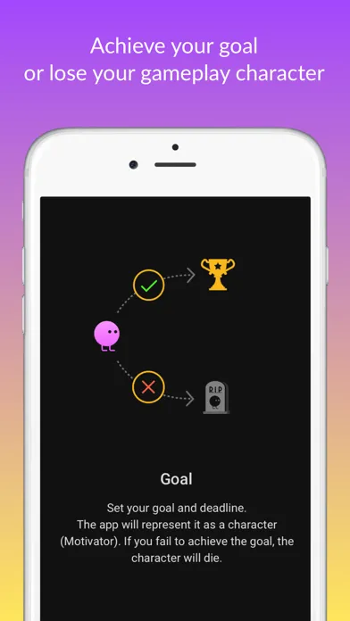 Zrzuty ekranu Motivator — habits tracker & life goals motivation