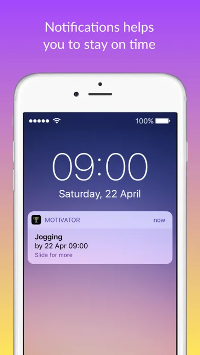 Zrzuty ekranu Motivator — habits tracker & life goals motivation