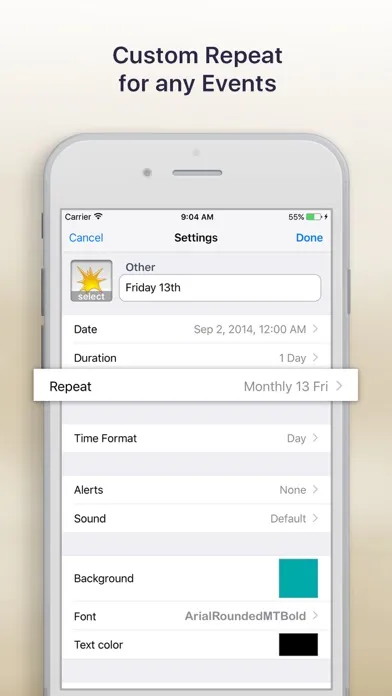تصاویر Reminder & Countdown