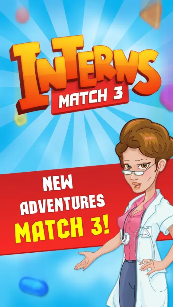 ภาพหน้าจอของ Interns: Match 3