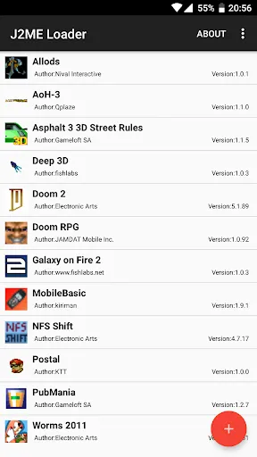 J2ME Loader Screenshots
