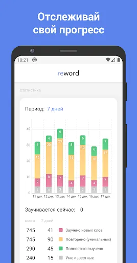 ReWord: Learn English Language Screenshots