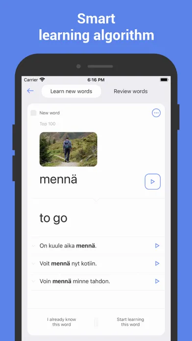 Learn Finnish with Flash cards Screenshots