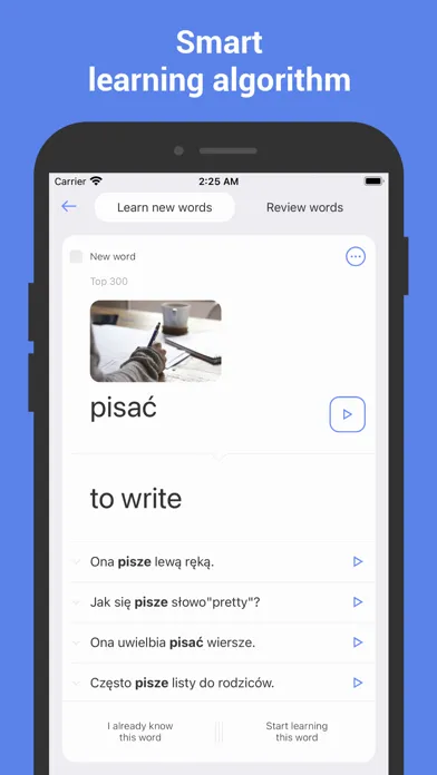 Capturas de tela do Learn Polish with Flash cards!