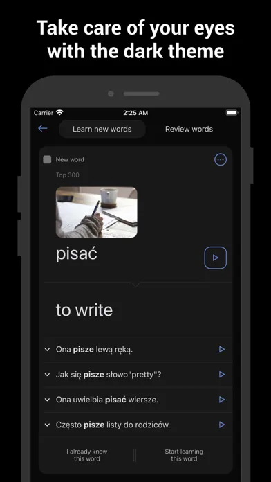 Capturas de tela do Learn Polish with Flash cards!