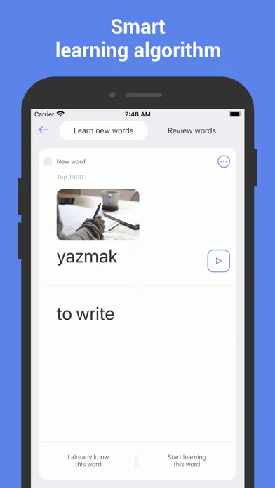 Learn Turkish with Flash cards应用截图