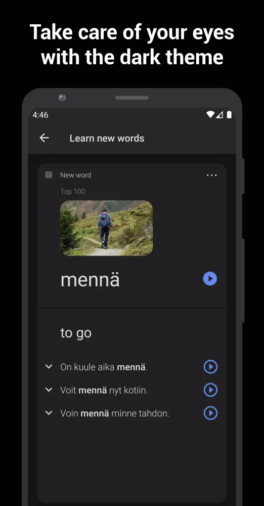 Capturas de tela do Learn Finnish with flashcards!