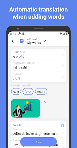 Learn French with flashcards! 스크린샷