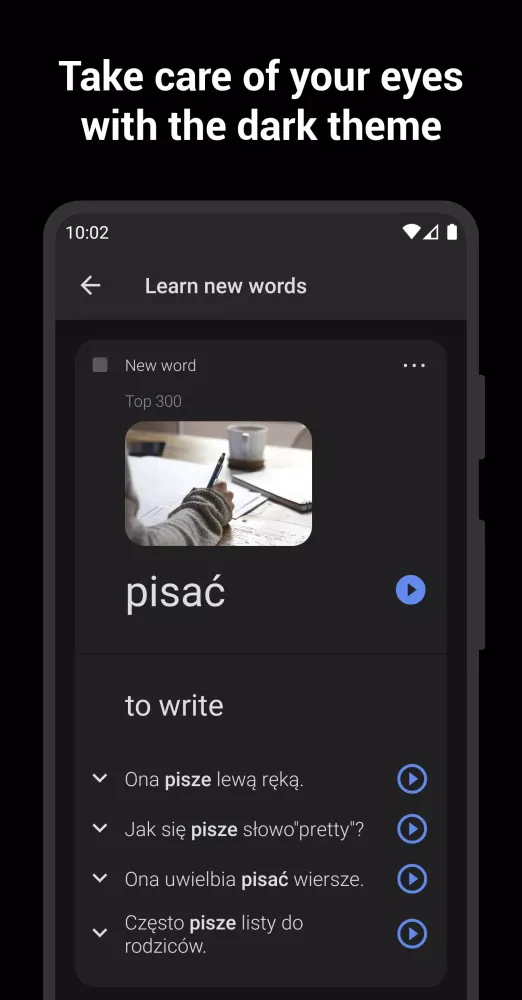 Learn Polish with flashcards! Screenshots