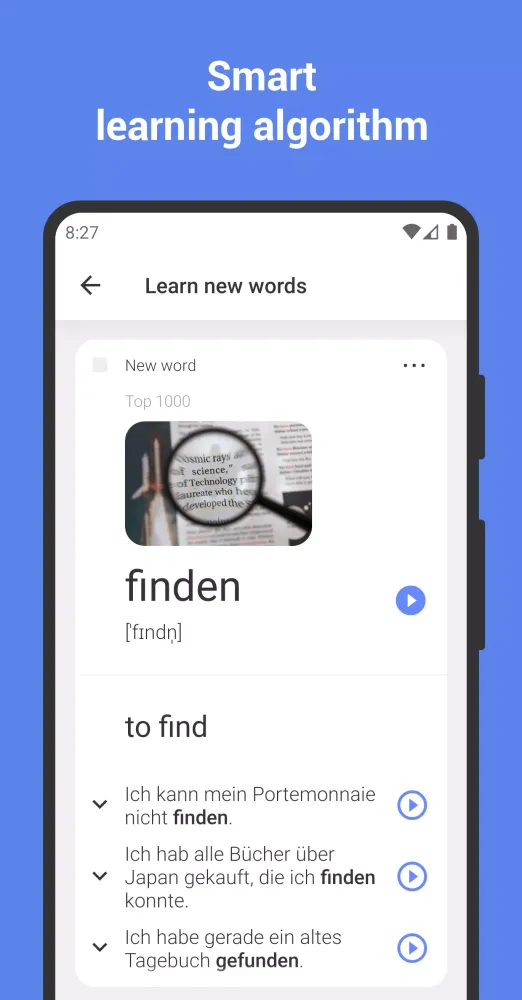 Captures d'écran de Learn German with flashcards!