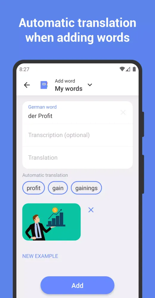 Captures d'écran de Learn German with flashcards!