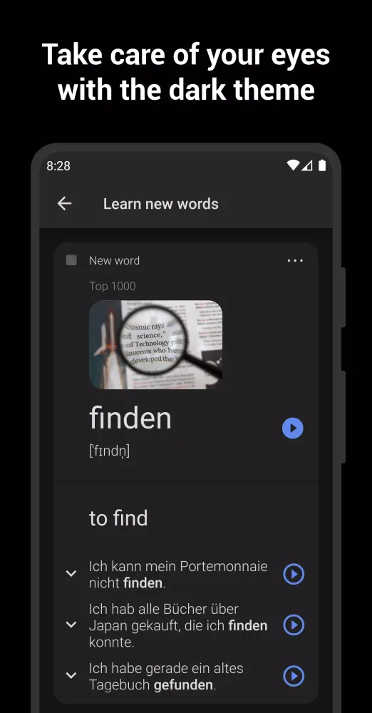 Captures d'écran de Learn German with flashcards!
