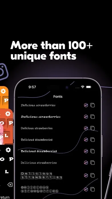 Zrzuty ekranu Custom: Fonts and Keyboards