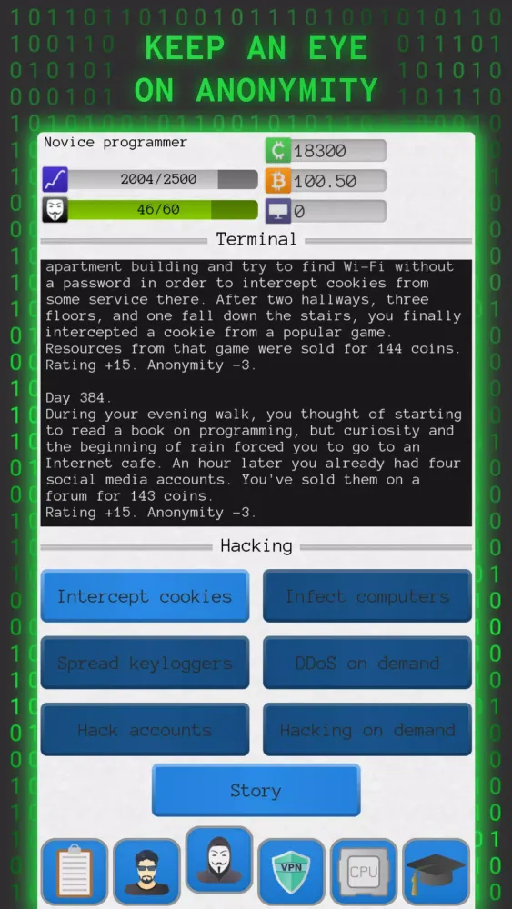 Hacker Simulator سکرین شاٹس