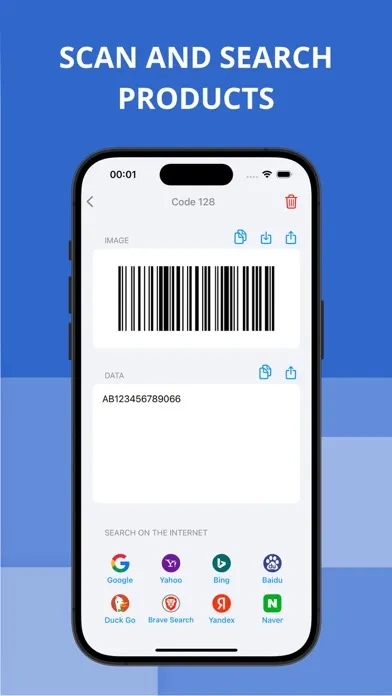 Screenshot di QR code reader scanner Barcode